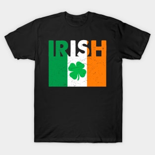 Irish Ireland Flag Shamrock St. Patrick's Day T-Shirt T-Shirt